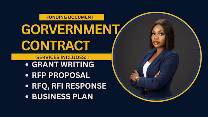 write government contract proposals and design capability statements