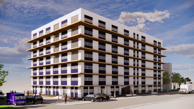 create 3d models using sketchup and render it using enscape