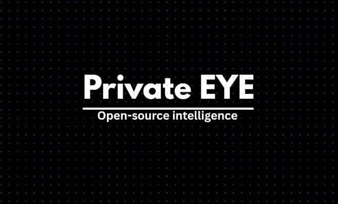 perform professional osint and digital intelligence research