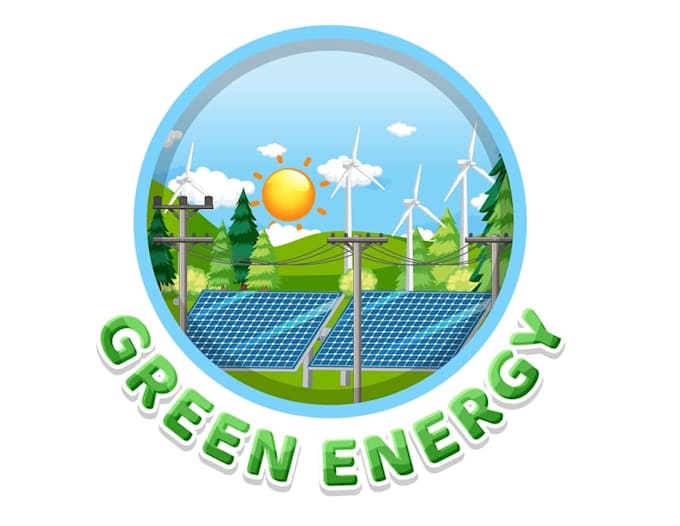 design a creative solar and renewable energy logo