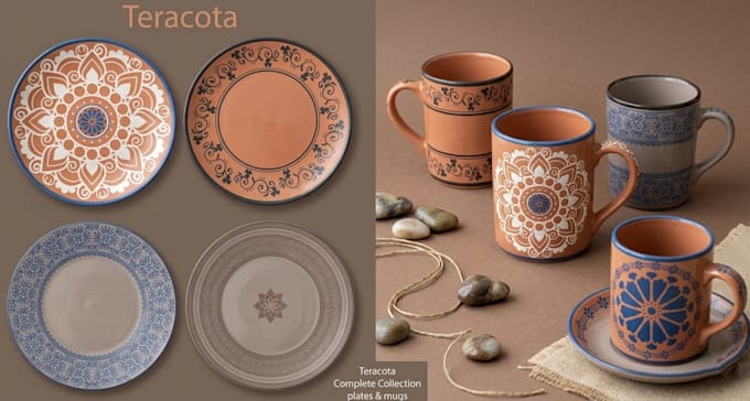 design professional ceramic decals and tableware patterns