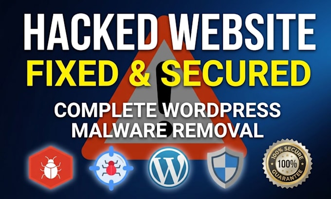 fix hacked website professionally, clean malware, and secure it