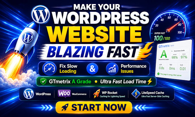 speed up wordpress, fix core web vitals, gtmetrix a score