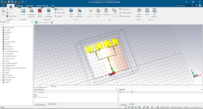 design and simulate rf microwave antenna in cst studio suite