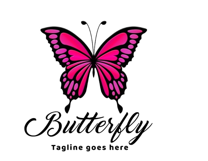 design a modern butterfly logo for your brand