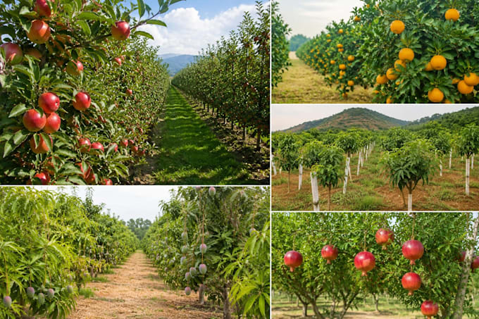 guide orchard layout and plantation planning
