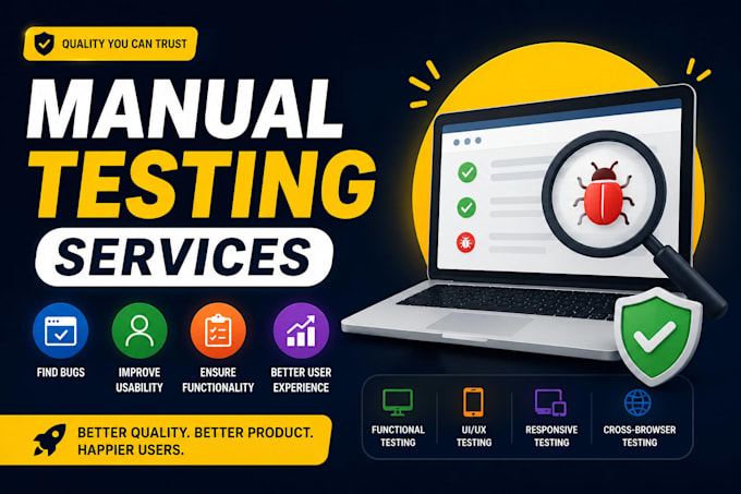 do professional manual testing and website QA testing