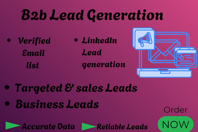 do b2b leads generation,targeted leads, sales leads, email lists, linkedin leads