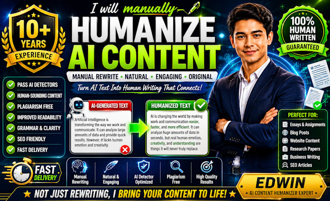 manually humanize ai content to pass ai detectors professionally