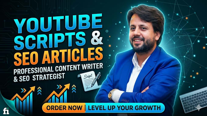write youtube scripts and SEO articles
