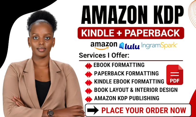 do KDP paperback book formatting, ebook formatting for amazon kindle publishing