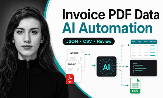 extract invoice PDF data with ai automation