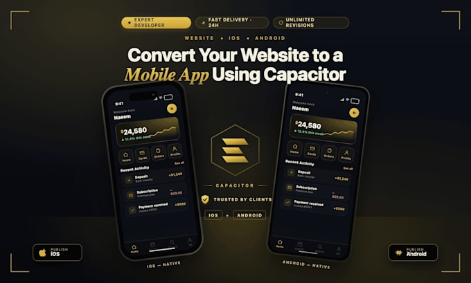 build android and ios apps from your website with capacitor