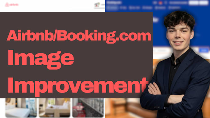 edit and enhance your airbnb or booking com immages