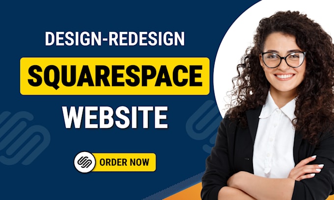 build squarespace website design or redesign squarespace website development