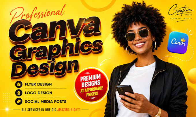 be your canva graphics design expert, design any canva template for you