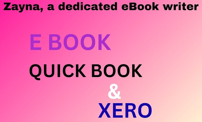 handle e books, quick books and xero