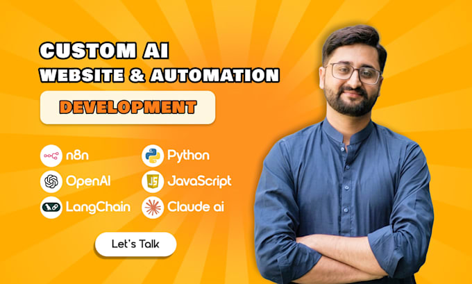 develop ai website, ai web application, and workflow automation