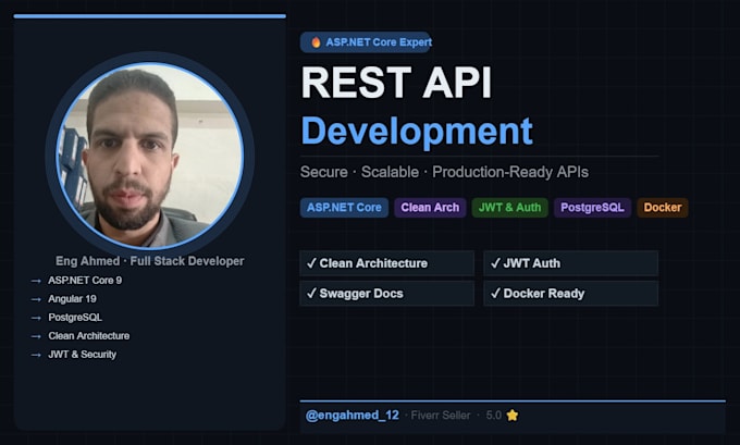 build a professional scalable rest API and web app