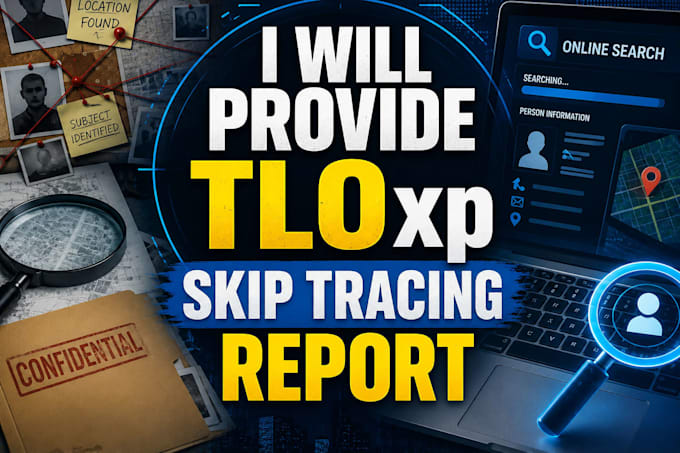 provide tloxp skip tracing report