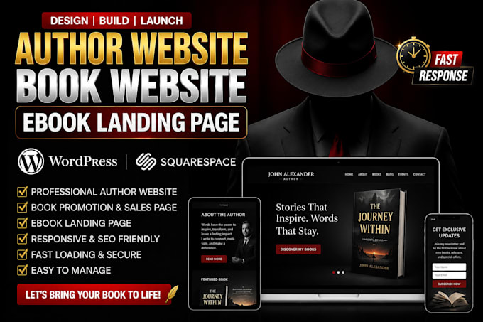 design author book website, ebook website, book author, ebook author website