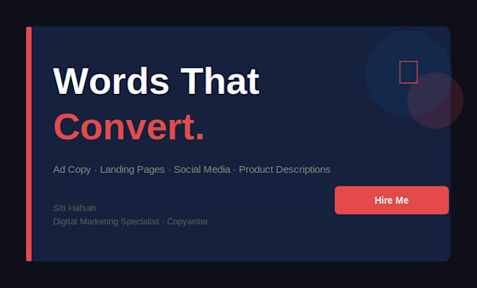 write persuasive copywriting for ads and landing pages