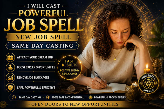 cast powerful job spell , new job spell same day casting