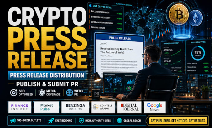 do press release distribution crypto press release submit press release writing