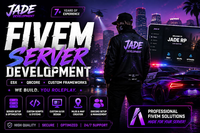 fivem server with complete scripts, maps and clothing