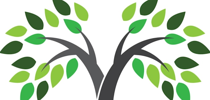 make attractive tree logo for your branding