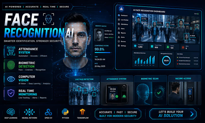 build face recognition and attendance tracking system