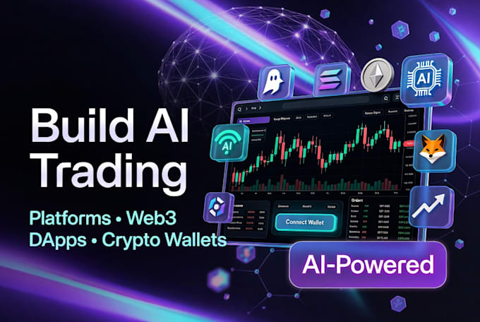 build ai trading platform ai crypto trading app crypto wallet website web3 dapp