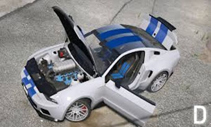 model 3d car, gta fivem car mod, 3d vehicle, scripting, car customization