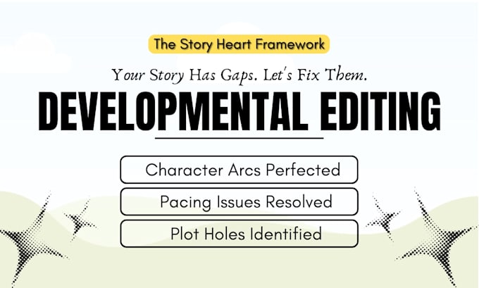 provide professional developmental editing for your book