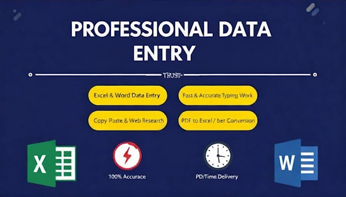 do excel and typing and editing