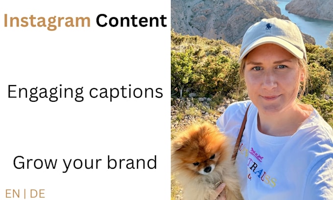 create catchy instagram captions in english and german