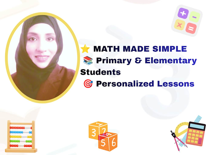teach elementary primary math to kids step by step