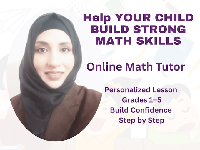 teach elementary primary math to kids step by step
