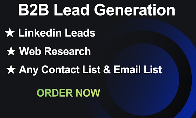 do b2b lead generation,linkedin leads and email list