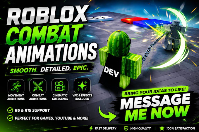 create smooth roblox combat and cinematic animations