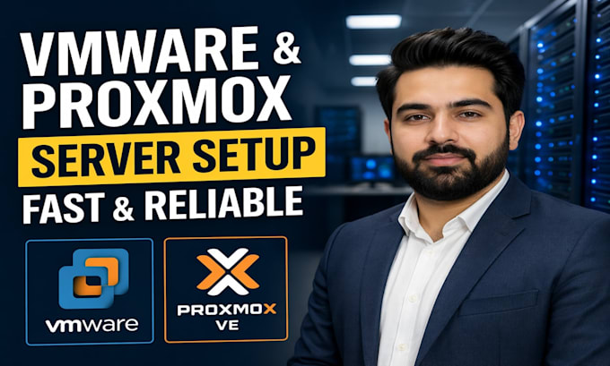 setup proxmox vmware esxi vps cloud AWS gcp hetzner and deploy websites
