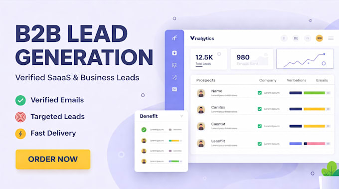do b2b lead generation email list building with zero bounce saas lead