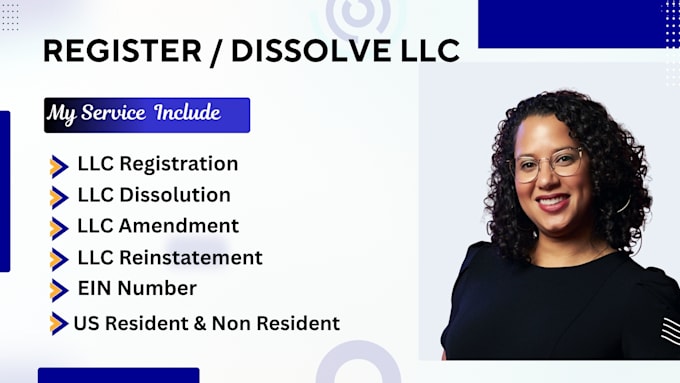 llc amendment, llc dissolution, llc reinstatement, llc address change, close ein
