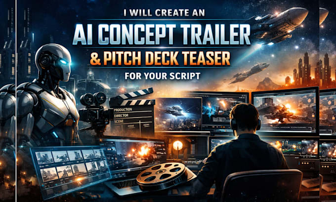 create an ai concept trailer or pitch deck teaser for your script