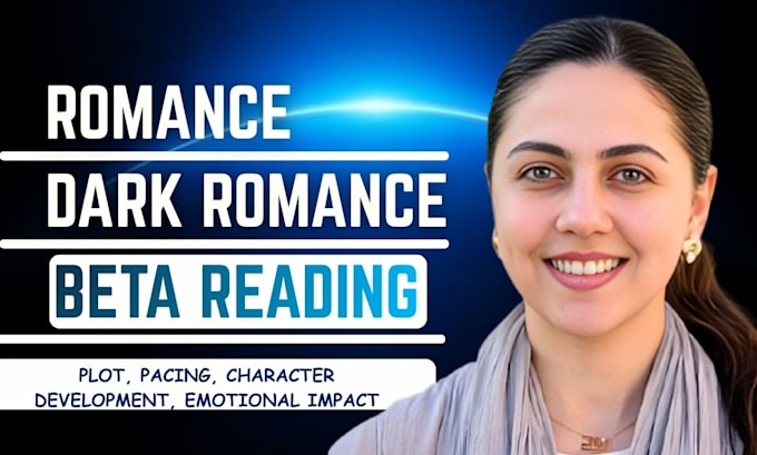 beta read your romance or dark romance spicy manuscript