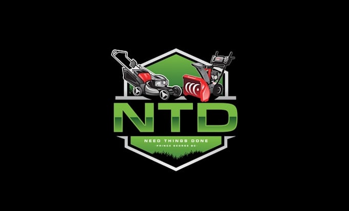 design corporate lawn landscaping service logo