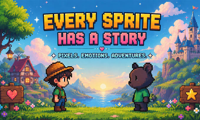 create professional pixel art characters, tilesets and game assets