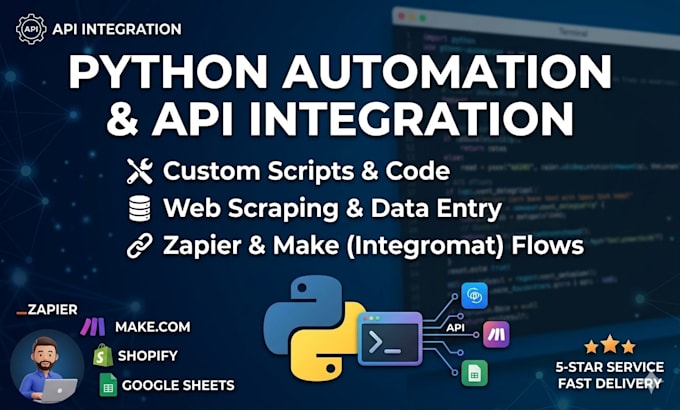 create python automation scripts and custom API integrations