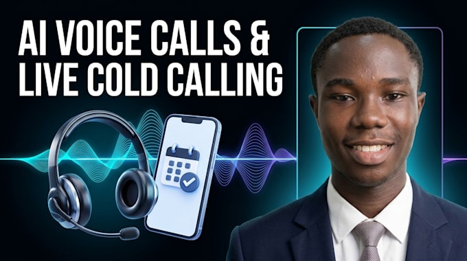 setup ai voice calling agents and do live b2b cold calling
