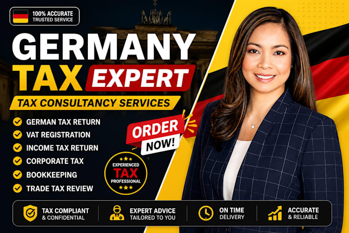 do german tax return, vat registration and bookkeeping